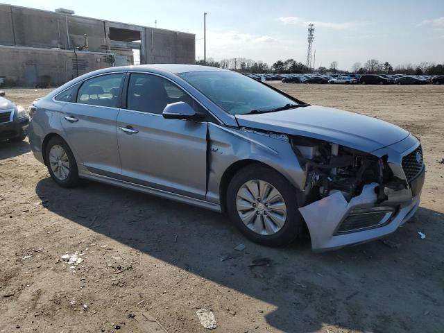 KMHE24L15GA025861 - 2016 HYUNDAI SONATA HYBRID GRAY photo 4