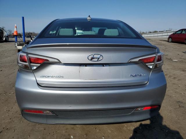 KMHE24L15GA025861 - 2016 HYUNDAI SONATA HYBRID GRAY photo 6