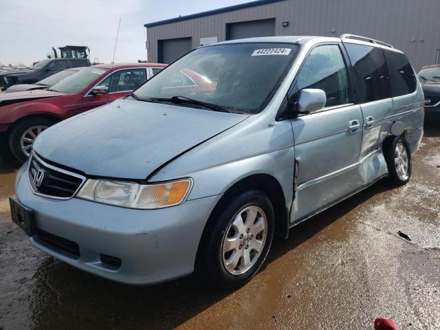 5FNRL18634B135381 - 2004 HONDA ODYSSEY EX BLUE photo 1