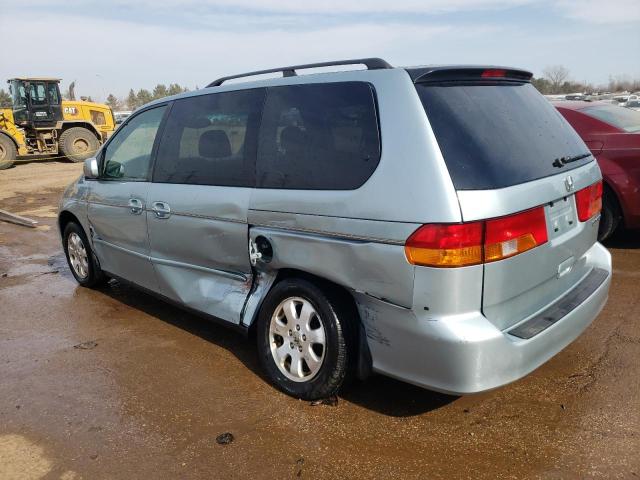 5FNRL18634B135381 - 2004 HONDA ODYSSEY EX BLUE photo 2