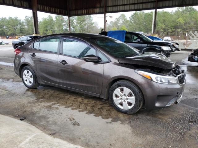 3KPFK4A7XHE015826 - 2017 KIA FORTE LX BROWN photo 4