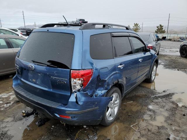 JF2SH64699H706564 - 2009 SUBARU FORESTER 2.5X LIMITED BLUE photo 3