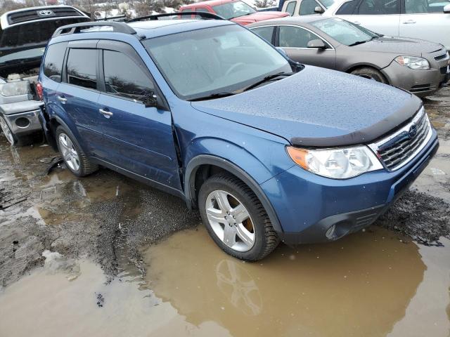 JF2SH64699H706564 - 2009 SUBARU FORESTER 2.5X LIMITED BLUE photo 4