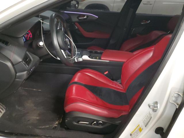 19UUB6F54MA010159 - 2021 ACURA TLX TECH A WHITE photo 7