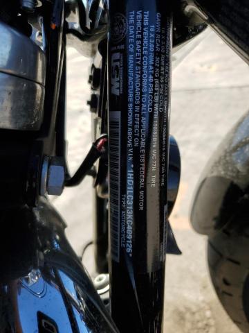 1HD1LC313KC409126 - 2019 HARLEY-DAVIDSON XL1200 X BLACK photo 9