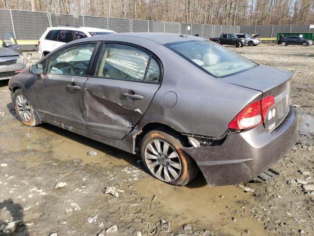 2HGFA1F81AH515663 - 2010 HONDA CIVIC EX GRAY photo 2