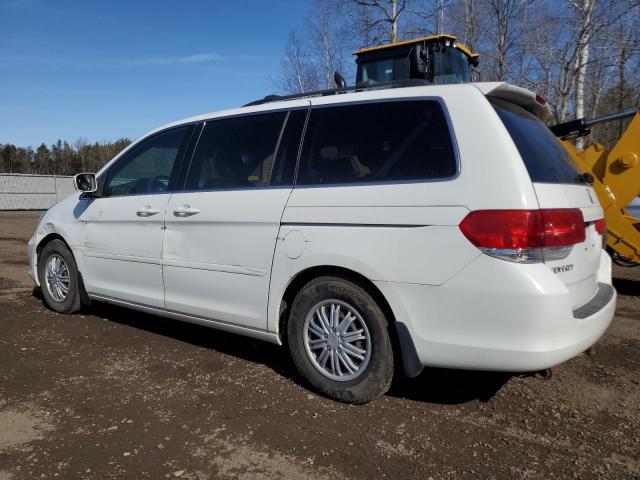 5FNRL38609B500991 - 2009 HONDA ODYSSEY EXL WHITE photo 2