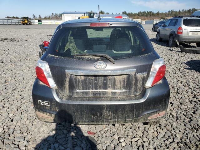 JTDKTUD30CD524550 - 2012 TOYOTA YARIS GRAY photo 6