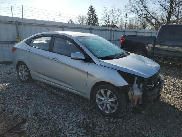 KMHCU4AE7DU453058 - 2013 HYUNDAI ACCENT GLS SILVER photo 4