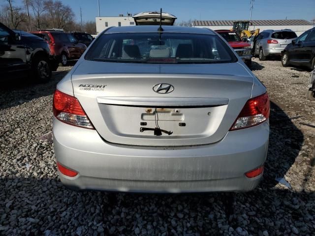 KMHCU4AE7DU453058 - 2013 HYUNDAI ACCENT GLS SILVER photo 6