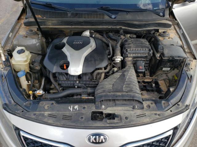 5XXGR4A61DG232951 - 2013 KIA OPTIMA SX SILVER photo 11