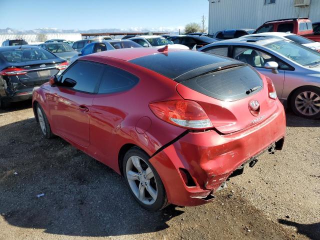 KMHTC6AD3EU206465 - 2014 HYUNDAI VELOSTER RED photo 2