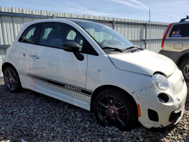 3C3CFFFH6CT380808 - 2012 FIAT 500 ABARTH WHITE photo 4