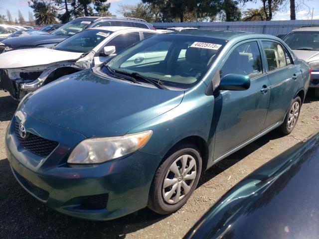 1NXBU40E39Z084137 - 2009 TOYOTA COROLLA BASE TEAL photo 1