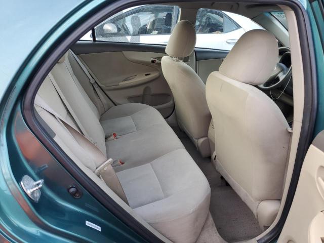 1NXBU40E39Z084137 - 2009 TOYOTA COROLLA BASE TEAL photo 10