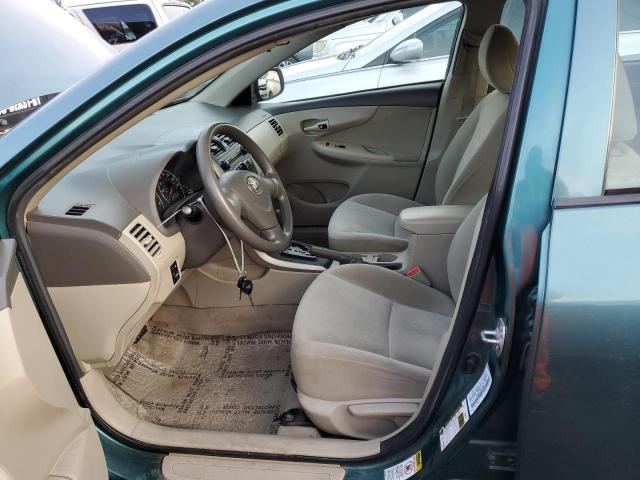 1NXBU40E39Z084137 - 2009 TOYOTA COROLLA BASE TEAL photo 7