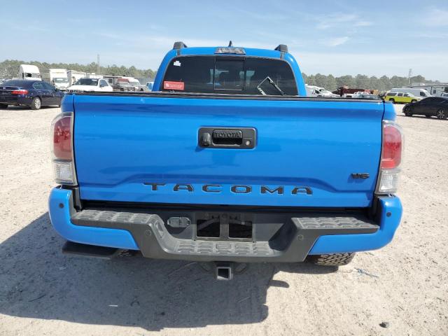 3TMDZ5BN0LM087994 - 2020 TOYOTA TACOMA DOUBLE CAB BLUE photo 6