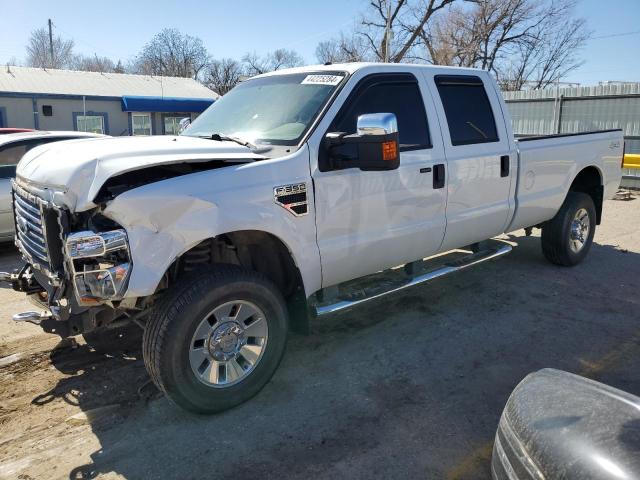 1FTWW31Y98EE13774 - 2008 FORD F350 SRW SUPER DUTY WHITE photo 1