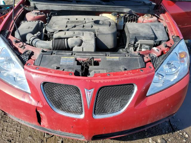 1G2ZG58B074175068 - 2007 PONTIAC G6 BASE RED photo 11