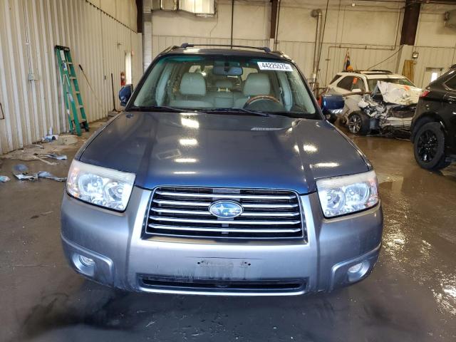 JF1SG67647H746180 - 2007 SUBARU FORESTER 2.5X LL BEAN BLUE photo 5