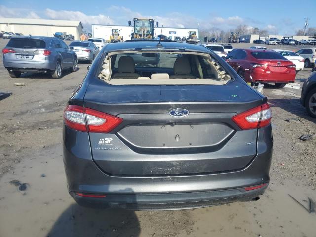 3FA6P0H72GR103833 - 2016 FORD FUSION SE GRAY photo 6