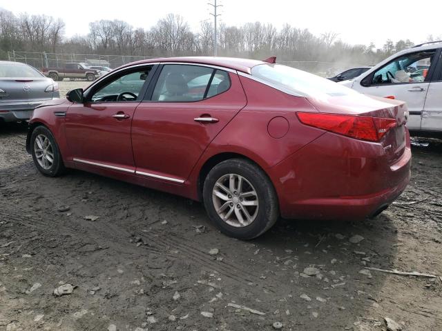 5XXGM4A70DG136834 - 2013 KIA OPTIMA LX RED photo 2