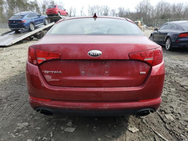 5XXGM4A70DG136834 - 2013 KIA OPTIMA LX RED photo 6