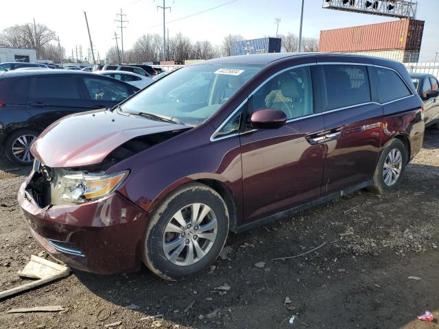 5FNRL5H46FB014613 - 2015 HONDA ODYSSEY EX MAROON photo 1