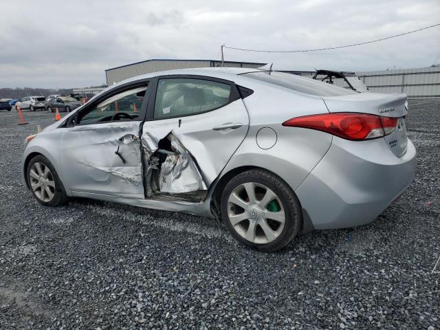 5NPDH4AE3DH202304 - 2013 HYUNDAI ELANTRA GLS SILVER photo 2