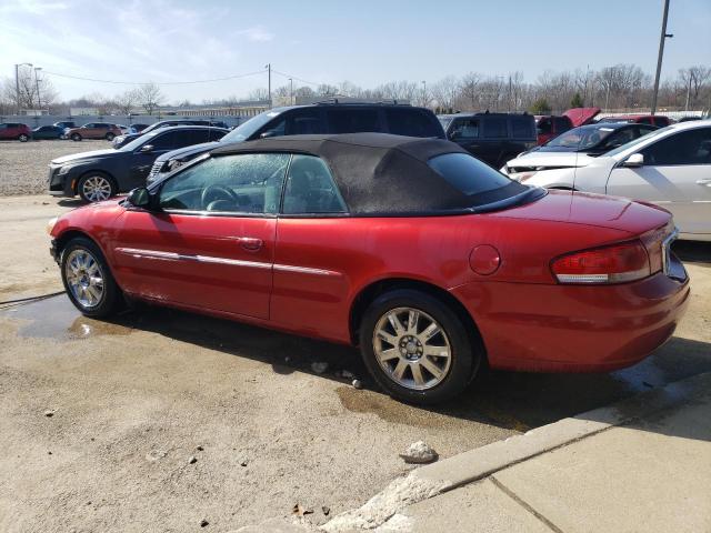 1C3EL65R55N707889 - 2005 CHRYSLER SEBRING LIMITED BURGUNDY photo 2