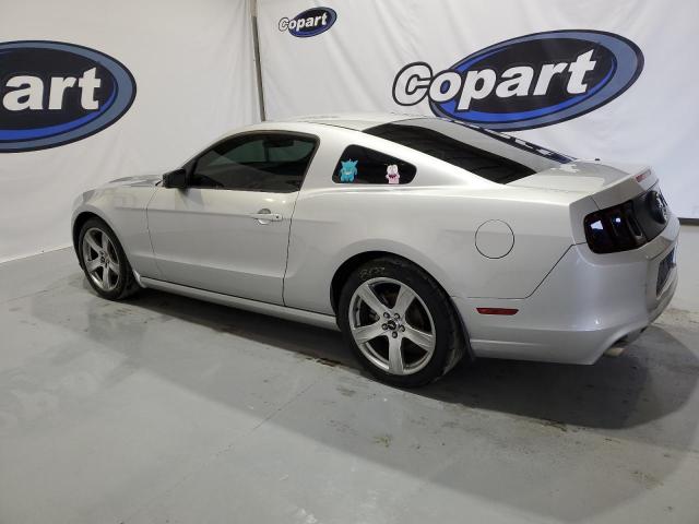 1ZVBP8AM7E5219761 - 2014 FORD MUSTANG SILVER photo 2