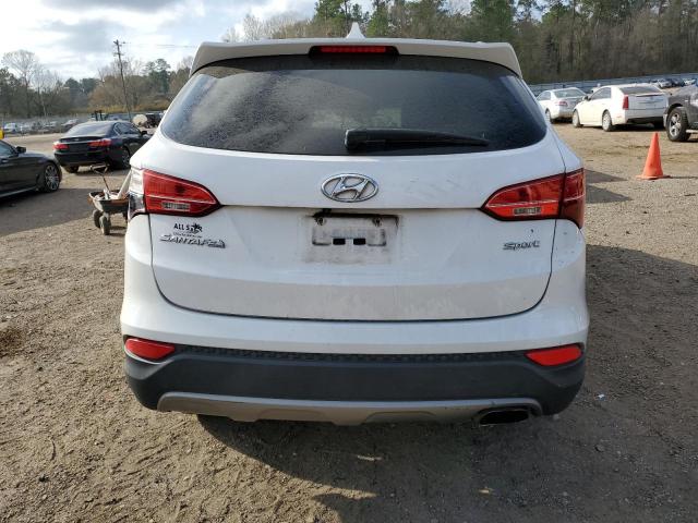 5XYZU3LB5EG134658 - 2014 HYUNDAI SANTA FE S WHITE photo 6