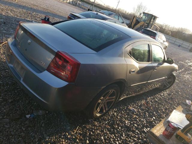 2B3KA53H36H323002 - 2006 DODGE CHARGER R/T GRAY photo 3