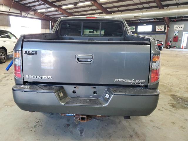 2HJYK16507H516267 - 2007 HONDA RIDGELINE RTL GRAY photo 6