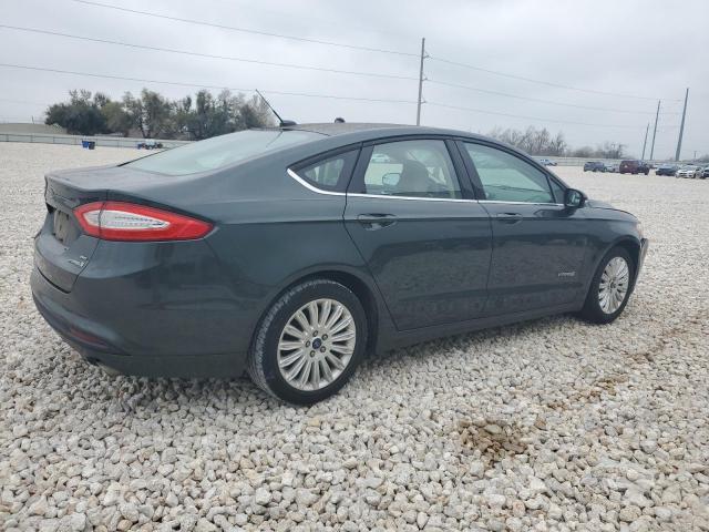 3FA6P0LUXGR144059 - 2016 FORD FUSION SE HYBRID GRAY photo 3