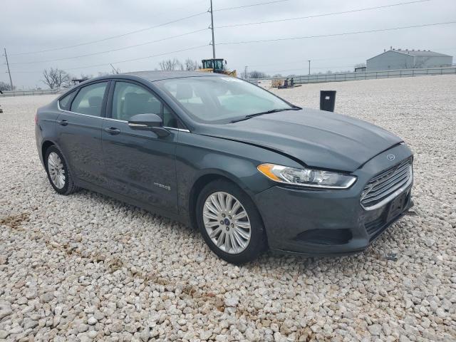 3FA6P0LUXGR144059 - 2016 FORD FUSION SE HYBRID GRAY photo 4