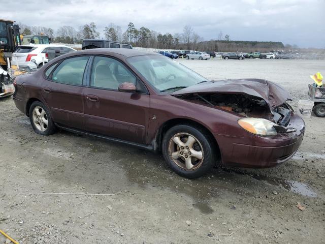 1FAFP53291A256171 - 2001 FORD TAURUS SE BURGUNDY photo 4