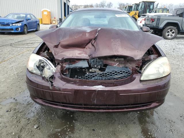 1FAFP53291A256171 - 2001 FORD TAURUS SE BURGUNDY photo 5