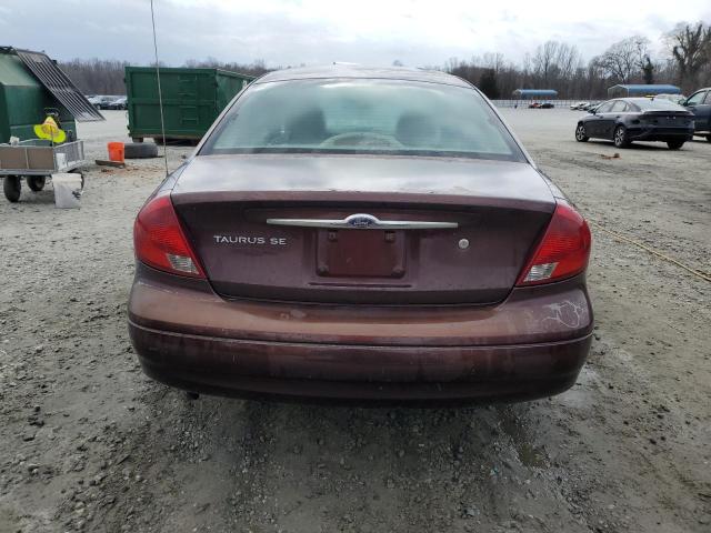 1FAFP53291A256171 - 2001 FORD TAURUS SE BURGUNDY photo 6