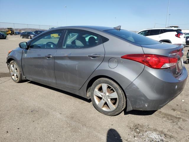 5NPDH4AE8DH421405 - 2013 HYUNDAI ELANTRA GLS GRAY photo 2