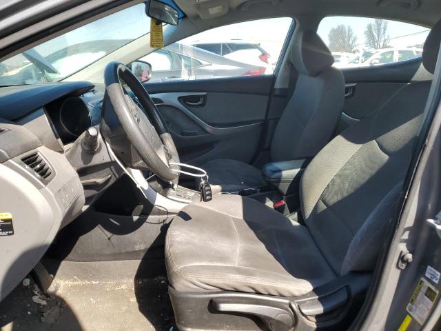 5NPDH4AE8DH421405 - 2013 HYUNDAI ELANTRA GLS GRAY photo 7