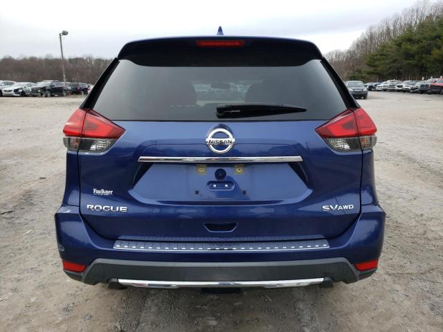 KNMAT2MV5HP591507 - 2017 NISSAN ROGUE S BLUE photo 6