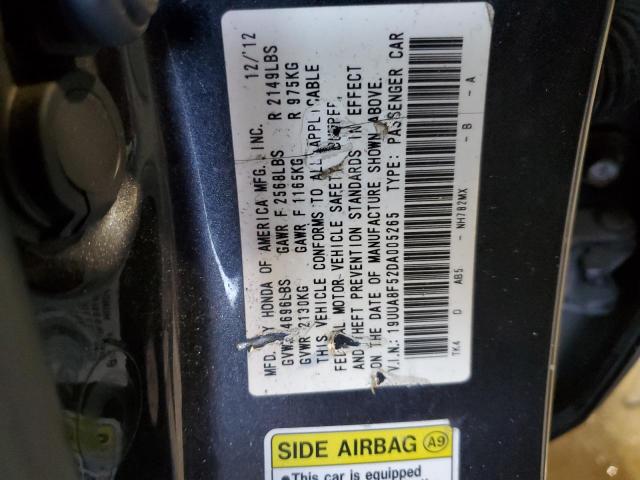 19UUA8F52DA005265 - 2013 ACURA TL TECH CHARCOAL photo 13