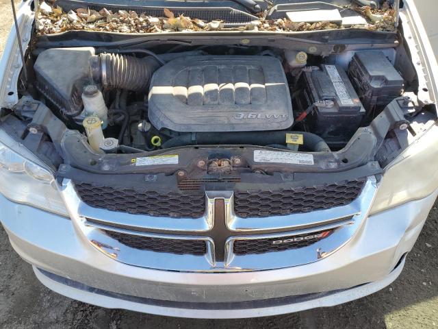 2C4RDGCG8CR264493 - 2012 DODGE CARAVAN SXT SILVER photo 12