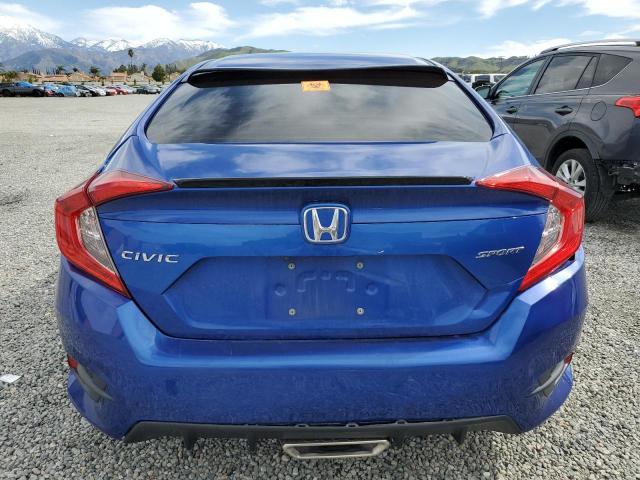 2HGFC2F86MH559873 - 2021 HONDA CIVIC SPORT BLUE photo 6