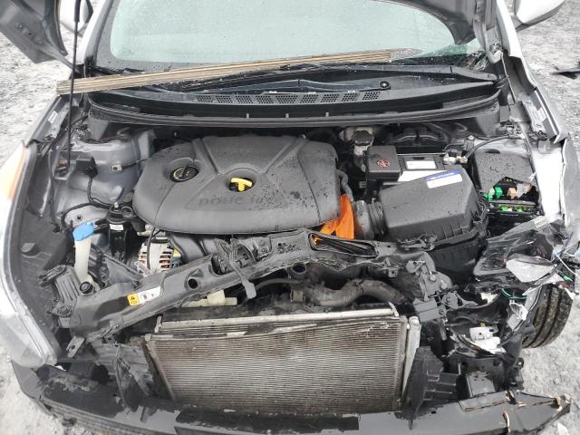 KMHDH4AE5DU671198 - 2013 HYUNDAI ELANTRA GLS SILVER photo 11