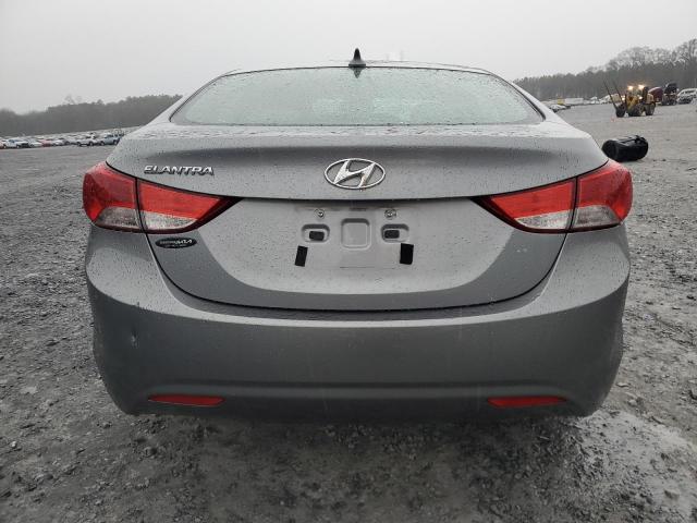 KMHDH4AE5DU671198 - 2013 HYUNDAI ELANTRA GLS SILVER photo 6