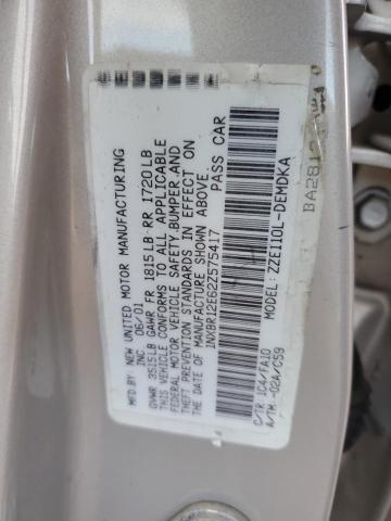 1NXBR12E62Z575417 - 2002 TOYOTA COROLLA CE SILVER photo 12