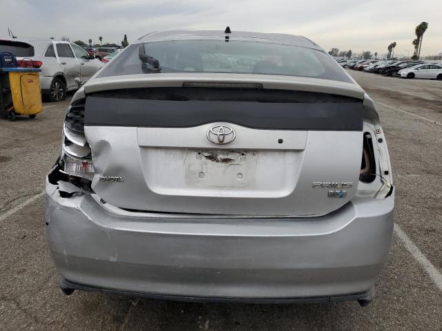 JTDKB20U857030086 - 2005 TOYOTA PRIUS SILVER photo 6