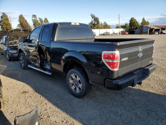 1FTEX1CM5DFC65991 - 2013 FORD F150 SUPER CAB BLACK photo 2